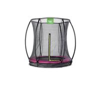 EXIT Silhouette ground trampoline 6ft with safety net - pink