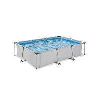 EXIT Soft Grey Pool 10ft x 6.6ft x 25.6in with Filter Pump - Grey