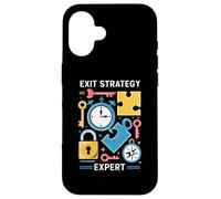 Exit Strategy Expert Escape Room Case for iPhone 16