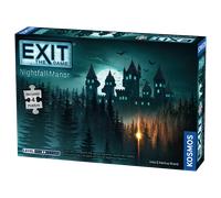 Thames & Kosmos EXIT: Nightfall Manor, Escape Room Game with 4 Jigsaw Puzzles, Family Games for Game Night, Board Games for Adults and Kids, For 1 to 4 Players, Ages 10+