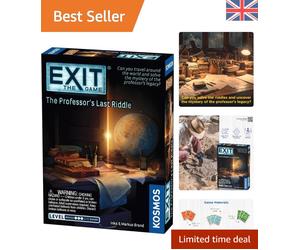 EXIT: The Professor's Last Riddle - Perfect Puzzle Game for Family Game Night