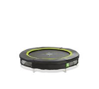 EXIT Toys 6ft Round In Ground Trampoline for Garden - Foot Protection, Weather Resistant Frame, Controlled Bounce - Black
