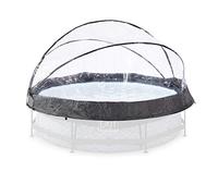 EXIT Toys Pool Dome Round 10 ft for Intex/Bestway - Keeps Water Warm and Clean - Universal Pool Cover for 10 ft Pools - Transparent