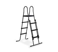 EXIT Toys Pool Ladder with Railing for Pools - Anti-Slip Steps - Easy to Fold Up for Extra Safety - For Frame Height 3.5-4ft - Black