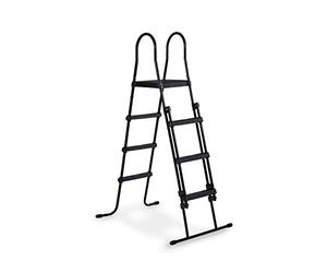EXIT Toys Pool Ladder with Railing for Pools - Anti-Slip Steps - Easy to Fold Up for Extra Safety - For Frame Height 3.5-4ft - Black