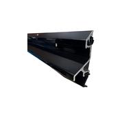 Exitex Exeplex Rain Deflector 914mm (36") - Aluminium Door Draught Excluder, Weather Bar with Fixings Included (Black)