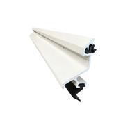 Exitex Exeplex Rain Deflector 914mm (36") - Aluminium Door Draught Excluder, Weather Bar with Fixings Included (White)