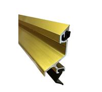 Exitex Exeplex Rain Deflector 914mm (36") - Aluminium Door Draught Excluder, Weather Bar with Fixings Included (Gold)