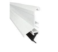 Exitex Exeplex Rain Deflector 914mm 36" Concealed Fix - Aluminium Door Draught Excluder and Weather Bar with Fixings Included White