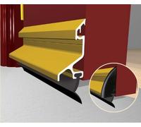 Exitex Expelex Rain Deflector 914mm (36") - Sliver/Mill Finish Aluminium Door Draught Excluder, Weather Bar with Fixings Included