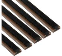 Exitex Fd30/60 Intumescent Fire And Smoke Door Seal Strips - 5 Pack - 1050mm X 10mm X 4mm - Seals To Reduce Smoke Spread (Brown)