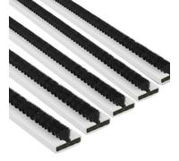 Exitex Fd30/60 Intumescent Fire And Smoke Door Seal Strips - 5 Pack - 1050mm X 15mm X 4mm - Seals To Reduce Smoke Spread (White)