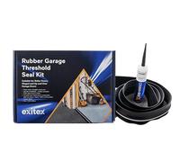 Exitex Garage Floor Threshold Seal Kit 2515mm - Complete Kit with Exi-Bond Adhesive - Rubber Weatherproof Draught Excluder - Strong Drive-Over Bottom Seal for Roller & Hinged Garage Doors