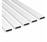 Exitex Intumescent 60 Minute Fire Seal Strips, 5 Pack, 1050x10x4mm (White) | Fire only tested to BS 476-22 & BS EN 1634-1. Self-adhesive, heat activated. For internal fire doors.