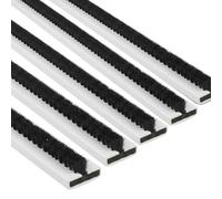 Exitex Intumescent Fire and Smoke Door Seal Strips - 5 Pack - 1050mm Length - Self Adhesive Safety Seals to Reduce Smoke Spread (White, 1050mm x 15mm x 4mm)