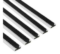 Exitex Intumescent Fire and Smoke Door Seal Strips - 5 Pack - 1050mm x 10mm x 4mm - Self Adhesive Safety Seals to Reduce Smoke Spread (White)