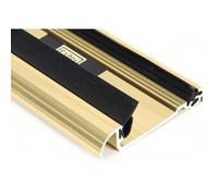Exitex Macclex 15/2 Aluminium Door Threshold Draught Excluder Cill, 914mm (36"), Energy Efficient Metal Weatherproof Strip (Gold)
