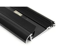 Exitex Macclex 15/2 Aluminium Door Threshold Draught Excluder Cill, 914mm (36"), Energy Efficient Metal Weatherproof Strip (Black)