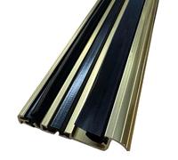 Exitex Macclex 15/2 Thermal Break Door Threshold Cill Draught Excluder, Aluminium 914mm (36"), Energy Efficient Insulated Weatherproof Door Bar Seal (Gold)