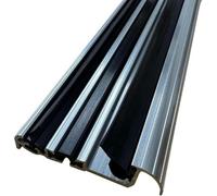 Exitex Macclex 15/2 Thermal Break Door Threshold Cill Draught Excluder, Aluminium 914mm (36") Silver