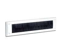 Exitex No-Flap White PVC Letterplate Brush Draught Excluder Seal