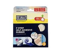 Exitex P Strip Self Adhesive Rubber (5 Metres) - White