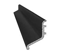 Exitex Rain Deflector 914mm - Black - Aluminium Door Rain Guard for Inward & Outward Opening External Doors, Weather Bar to Deflect Rainwater