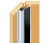 Exitex Roller Finger Protector 1925mm - Door Hinge Safety Guard for Schools, Nurseries & Commercial Use, Professional Little Fingers Protection, Easy Fit Aluminium Safety Strip (Mill)