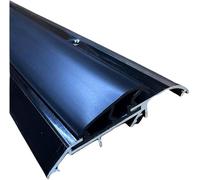 Exitex Threshex Aluminium Door Threshold Draught Excluder Cill, 933 mm 37 inch, Part M Compliant Threshold Weather Seal Strip, Wheelchair Accessible -Black