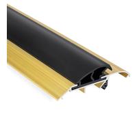 Exitex Threshex Aluminium Door Threshold Draught Excluder Cill, 933mm (37"), Part M Compliant Weatherbar Strip, Wheelchair Accessible & Energy Efficient - Gold