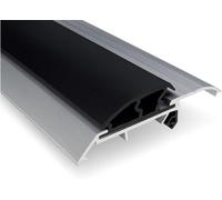 Exitex Threshex Door Threshold Draught Excluder Cill, 933mm, Part M Compliant Weatherbar Strip, Wheelchair Accessible (Silver)