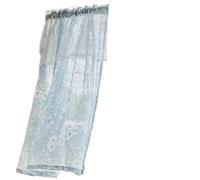 EXKURPOO cafe curtains 1pc Light Luxury Bay Window Small Fresh Screen Sunscreen Short Curtain Semi-shading Through The Rod for home(W150xH250cm)