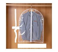 EXKURPOO Clothes Dust Bag 5 Pcs Dustproof Garment Hanging Bag, Lightweight Clothes Storage Bag For Closet, Translucent Cover(60x80cm)
