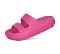 EXKURPOO Cloud Slippers Orthopedic Slide Sandals For Women Soft Recovery Slip On Sandals Lightweight Summer Cloud Slippers With Arch Support(Rose Red,37)