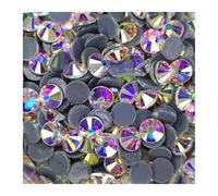 EXKURPOO Hotfix Rhinestones Crystal AB/Clear Bright Hot-Fix Rhinestones Glass Strass Iron On Stone For Fabric Garment(Crystal AB,Ss30 288pcs)
