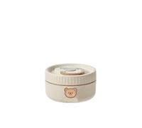 EXKURPOO Lunch Box Portable Insulated Lunch Box Thermal Bento Box Salad Food Container Box(Bear Beige 400ml)