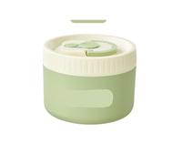 EXKURPOO Lunch Box Portable Insulated Lunch Box Thermal Bento Box Salad Food Container Box(Green 600ml)