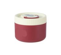 EXKURPOO Lunch Box Portable Insulated Lunch Box Thermal Bento Box Salad Food Container Box(Red 600ml)