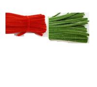 EXKURPOO Pipe Cleaners Combinations Pipe Cleaners Crafts Plush Tinsel Stick Wired Twist DIY Arts Supplie Decorations(Color 03)