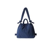 EXKURPOO Shoulder Bag Casual Nylon Padded Tote Bag Designer Soft Puffer Women Shoulder Crossbody Bags Simple Vintage Large Capacity Handbags(Blue)