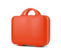 EXKURPOO Small Suitcase 12-inch Portable Cosmetic Case Fruit-Colored Mini Portable Luggage Storage Travel Suitcases(Green)