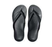 EXKURPOO Women's Flip Flops Orthotic Sandals Womens Flip Flops Summer Slip On Recovery Footwear Plantar Fasciitis For Women(Black,39)