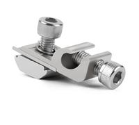 EXLECO Solar Clamp Set of 18 Aluminium Earthing Clamp for Solar Panel Bracket PV Module Grounding Eyelets
