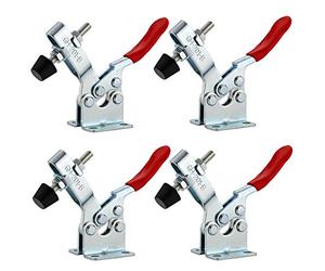 EXLECO Toggle Clamp GH-201-B Quick Release Fixture 90KG 198lbs Vertical Antislip Lever Clamp Quick Release Horizontal Clamp