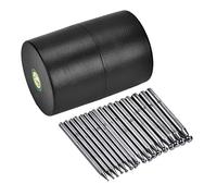 Exliy Jewelry Dapping Tools,Dapping Tools Set,Dapping Block Punch Jewelry Making Craft Repairing Tool Kit,17PCS Dapping Punches Jewelry Goldsmithing Manufacturing Doming Tool