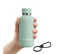 Exllena Insulated Water Bottle 350ml with Clip, Keeps Drinks Cold 24 Hrs/Hot 12 Hrs, BPA Free (Mint)
