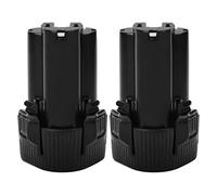 Exmate 2 Pack 10.8V 2.5Ah Li-ion Battery for Makita BL1013 BL1014 DF030D DF330D LCT203W 194550-6 194551-4 195332-9