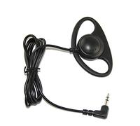 EXMAX 3.5mm Single Ear Clips Earphone Single Side Ear Hook Headphone D-shape Single hook Mono Headset for Tour Guide System Receiver,Audio devices,Tablet - 1 Pack