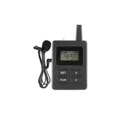 EXMAX® ELGT-470 Wireless Whisper Acoustic Digital Transmission Tour Guide System UHF 100 Channels for Church,Teaching,Traveling,Conference,Training,Hajj,Simultaneous Interpretation(One Transmitter)