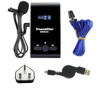 EXMAX EX-100T 72MHz Transmitter for Wireless Tour Guide System Microphone For Church Simultaneous Interpreting Teaching Conference Travel Museum Translation Square Dance(1 Transmitter)